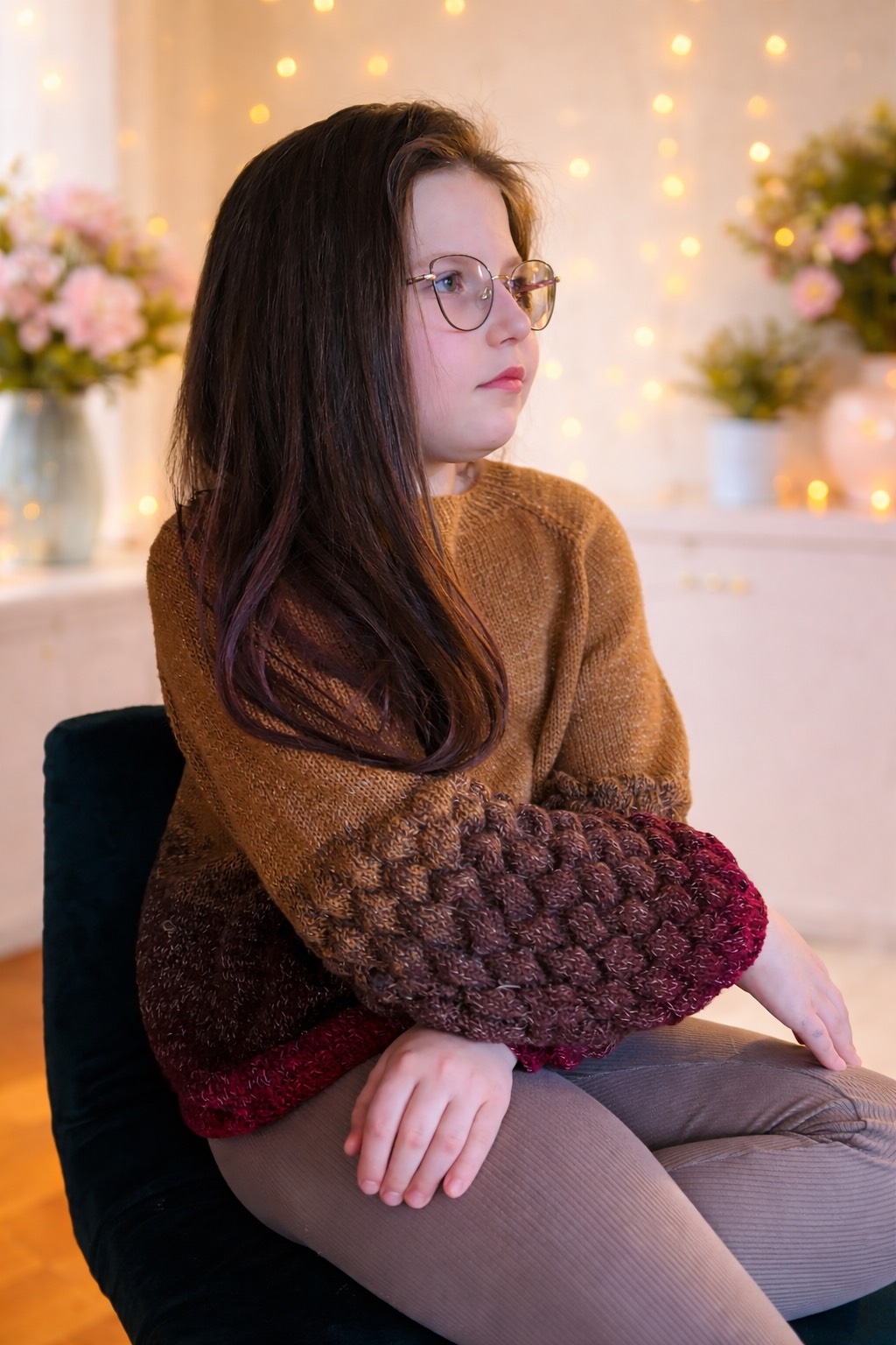 Wzór Paloma na drutach - obrazek 5