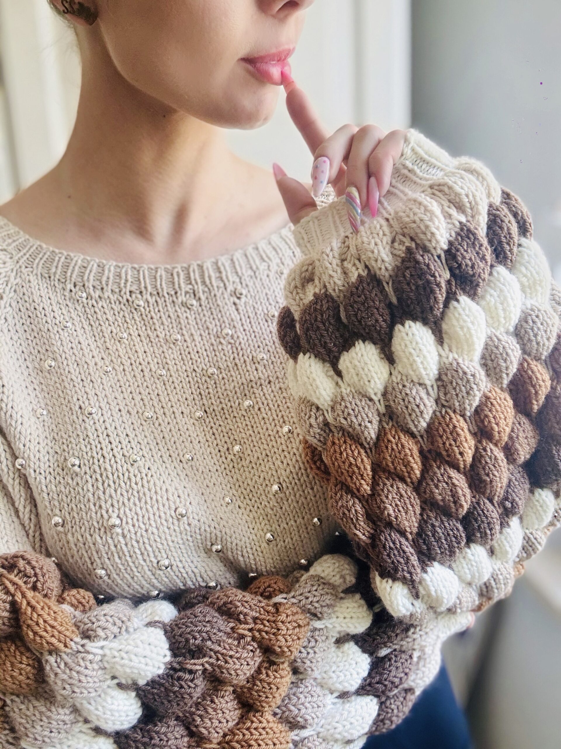 Wzór Paloma na drutach - obrazek 3