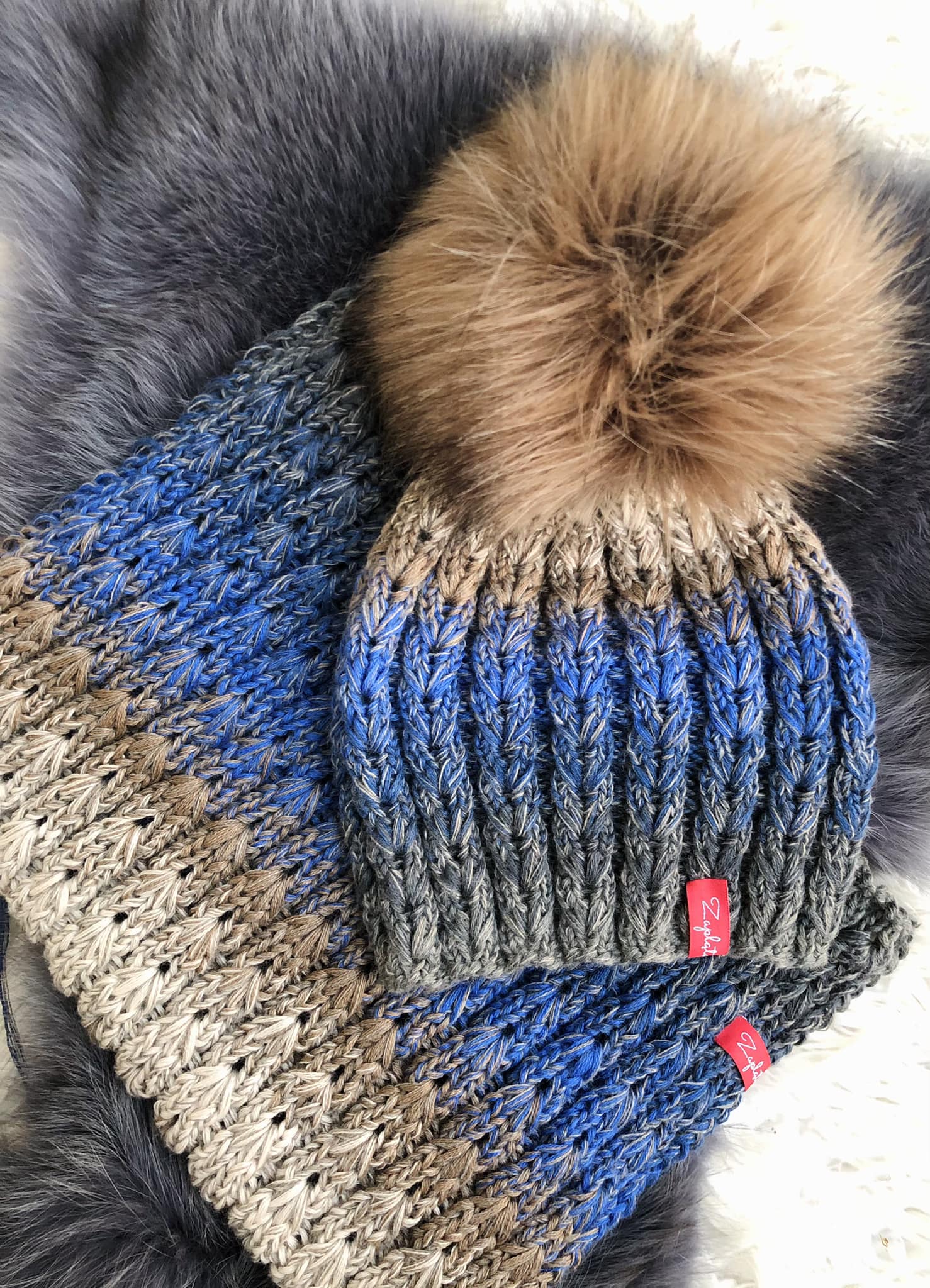 Wzór czapka Kłosiki - obrazek 3