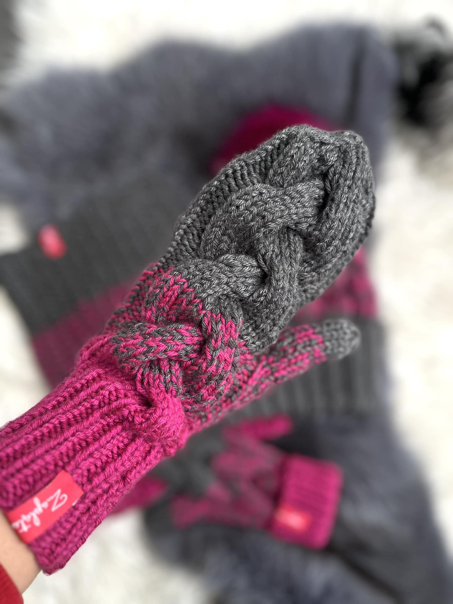 Wzór rękawiczki Przeplatanki - obrazek 2