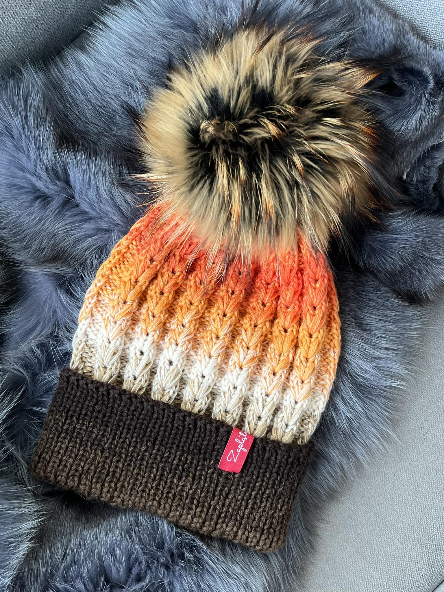 Wzór czapka Kłosiki - obrazek 4