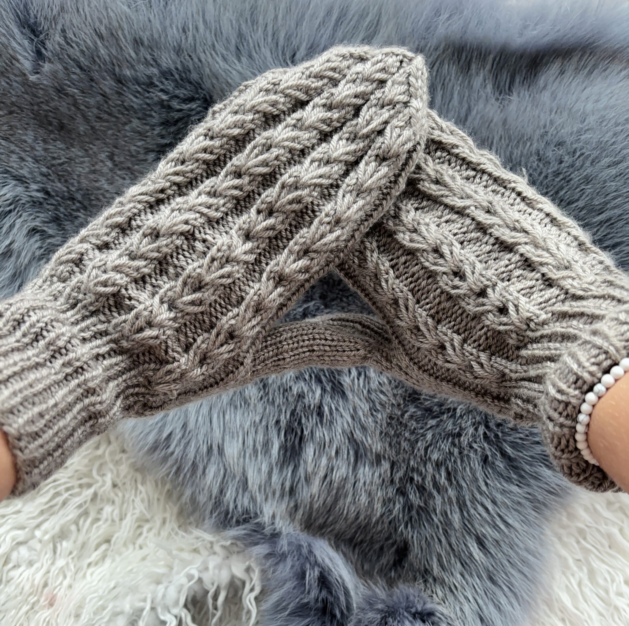 Wzór rękawiczki Kłosikowe - obrazek 4